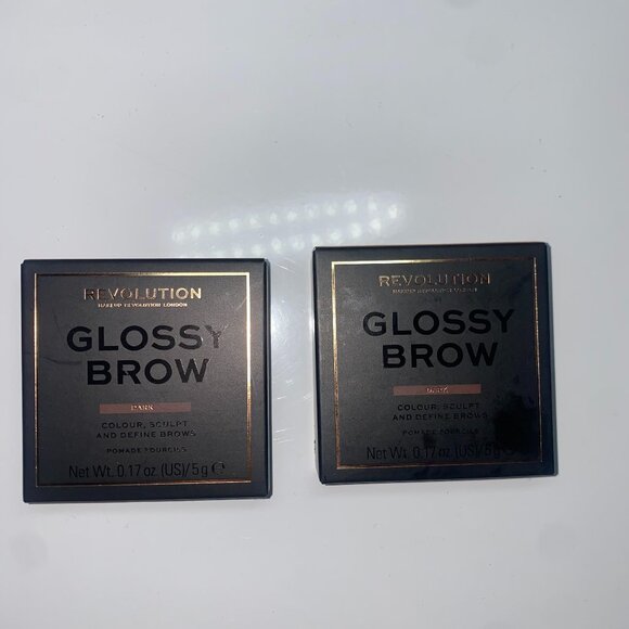 Brand New Revolution Glossy Brow (Dark) (2 PCS) - Picture 1 of 1